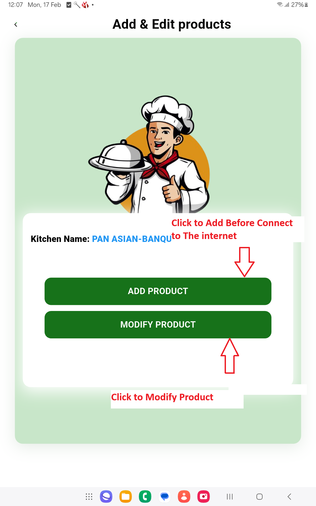 Click on the Import button